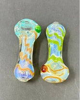 3 Inch Silver Fume Rod Hand Pipe
